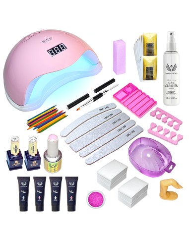 KIT TIENDA POLYSTART PLUS - CU LAMPĂ SUN5 PINK