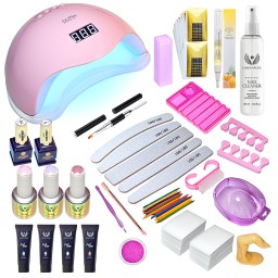 KIT TIENDA POLYSTART MAXI - CU LAMPĂ SUN5 PINK