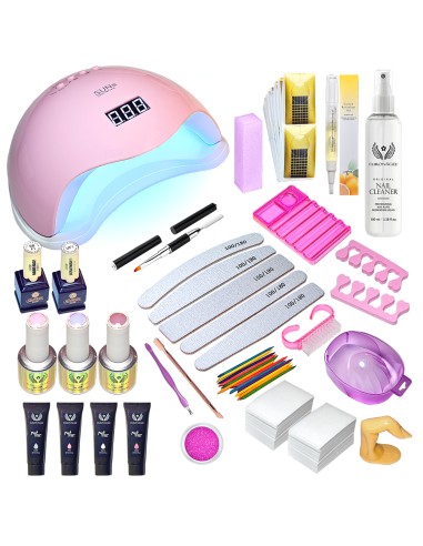 KIT TIENDA POLYSTART MAXI - CU LAMPĂ SUN5 PINK