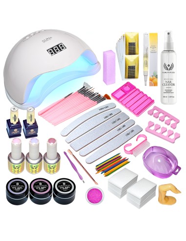 KIT TIENDA STARTER GEL MAXI - CU LAMPĂ SUN5 WHITE
