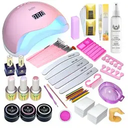 KIT TIENDA STARTER GEL MAXI - CU LAMPĂ SUN5 PINK