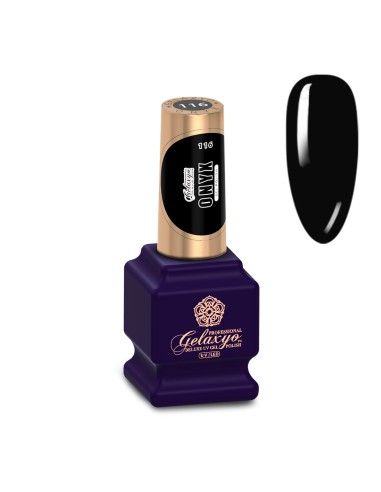 Oja Semipermanenta Gel Polish Neagra Gelaxyo...