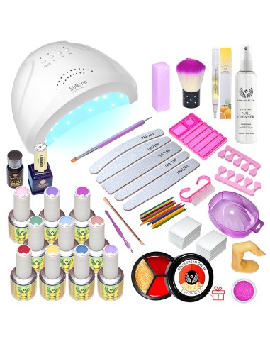 KIT RUBBER3 MAXI CU LAMPĂ SUNONE + CADOU PREMIUM