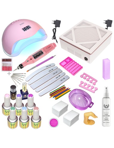 KIT RUBBER2 ELECTRO - CU LAMPĂ SUN5 PINK