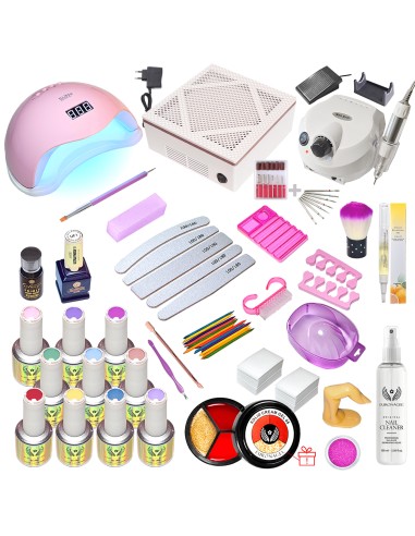 KIT RUBBER3 ELECTRO CU LAMPĂ SUN5 PINK + CADOU