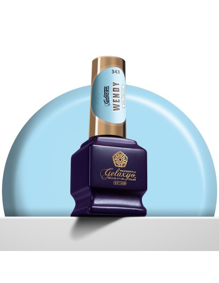 Oja Semipermanenta Gel Polish Albastra Gelaxyo Wendy 343 - 7 ml