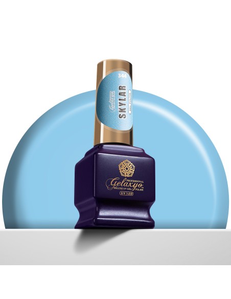 Oja Semipermanenta Gel Polish Albastra Gelaxyo Skylar 344 - 7 ml
