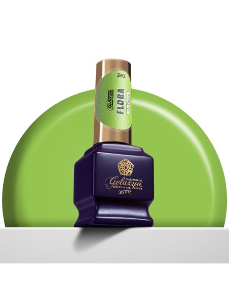 Oja Semipermanenta Gel Polish Verde Gelaxyo Flora 362 - 7 ml