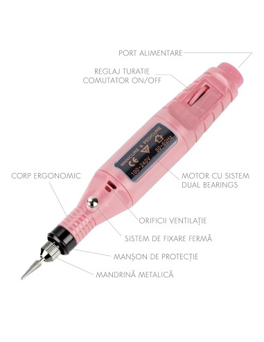 MINIFREZĂ ELECTRICĂ PENTRU MANICHIURĂ