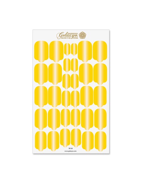 Nail Wraps Gelaxyo - W04 - Dégradé Yellow