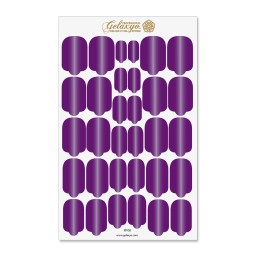 Nail Wraps Gelaxyo - W08 - Dégradé Mauve
