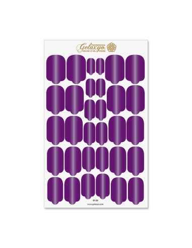 Nail Wraps Gelaxyo - W08 - Dégradé Mauve