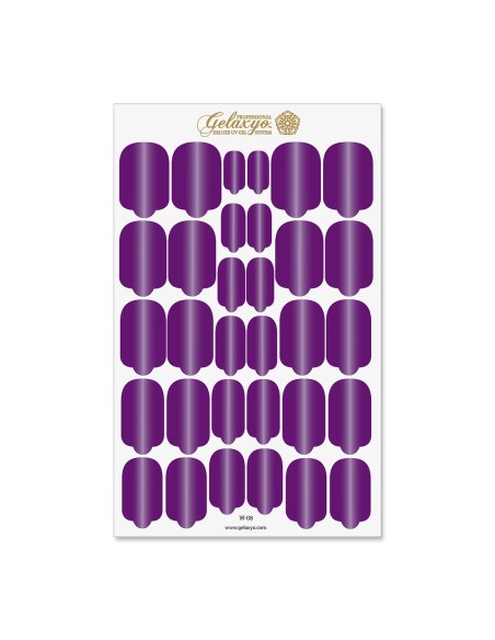 Nail Wraps Gelaxyo - W08 - Dégradé Mauve