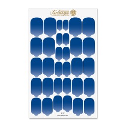 Nail Wraps Gelaxyo - W17 - Dégradé Blue