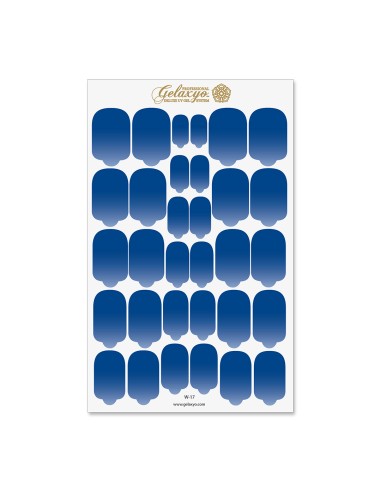 Nail Wraps Gelaxyo - W17 - Dégradé Blue
