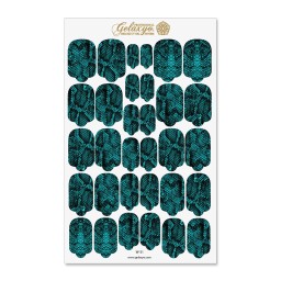 Nail Wraps Gelaxyo - W31 - Alien Reptile