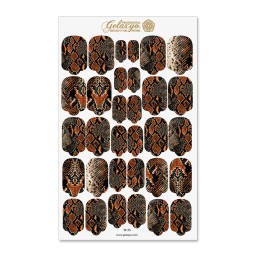 Nail Wraps Gelaxyo - W33 - Luxury Reptile