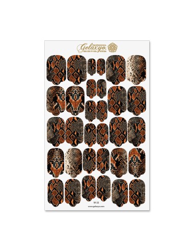 Nail Wraps Gelaxyo - W33 - Luxury Reptile
