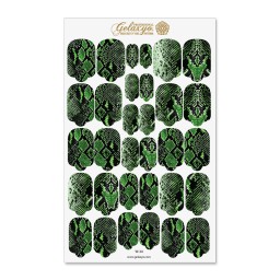 Nail Wraps Gelaxyo - W34 - Nile Crocodile