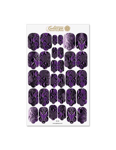 Nail Wraps Gelaxyo - W35 - Mauve Lizard