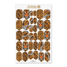 Nail Wraps Gelaxyo - W38 - wild tiger