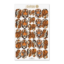 Nail Wraps Gelaxyo - W39 - Tiger Majesty