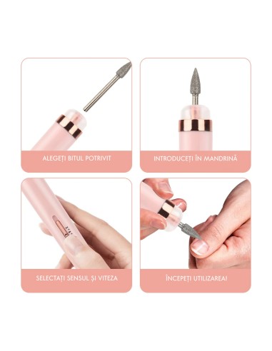 MINIFREZĂ 5-in-1CU ACUMULATOR ȘI LUMINĂ LED