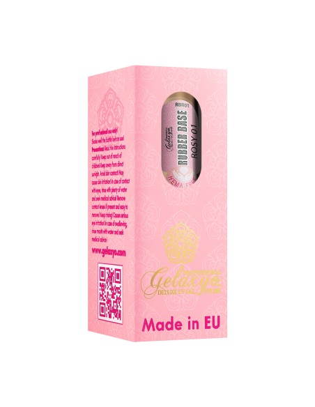 Gelaxyo Rubber Base ROSY 01 - Hema Free 15ml