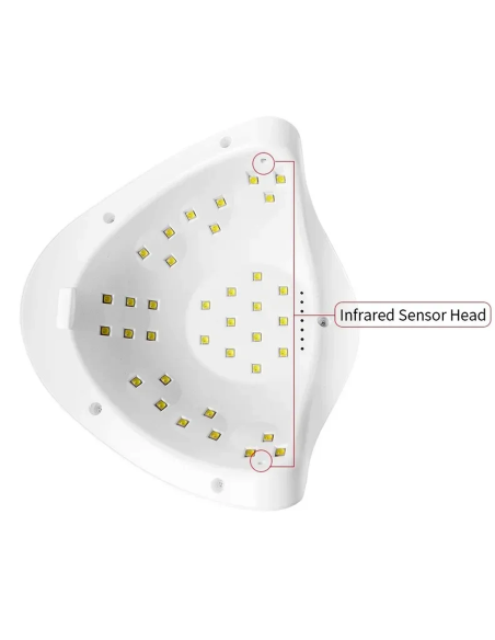 SUN X5 PLUS DUAL LIGHT 365 + 405 nm 72W WHITE