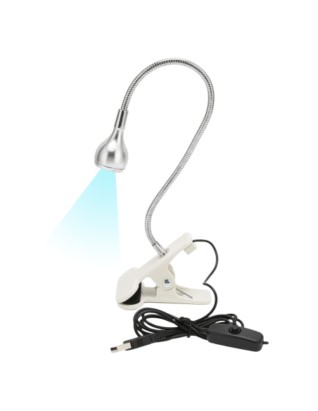 LAMPĂ UV-LED CU BRAȚ FLEXIBIL SILVER LAMPĂ UV-LED CU BRAȚ FLEXIBIL SILVER