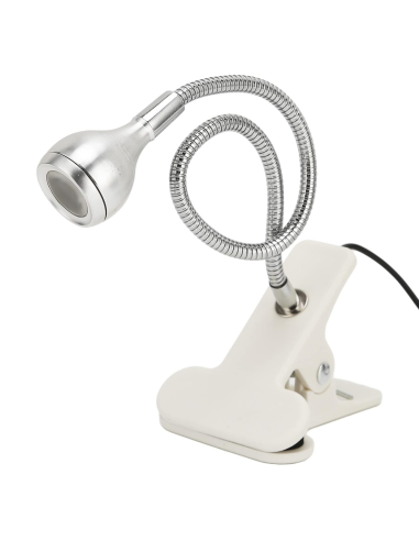 LAMPĂ UV-LED CU BRAȚ FLEXIBIL SILVER