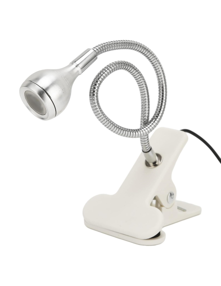 LAMPĂ UV-LED CU BRAȚ FLEXIBIL SILVER