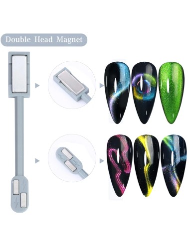 MAGNET DUBLU CAT EYE DIFUZ+ZIGZAG