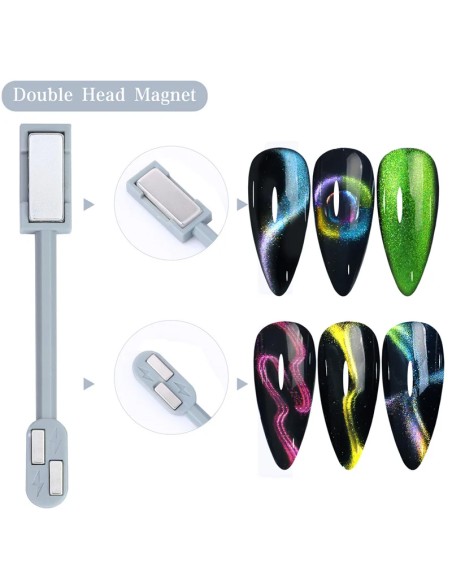 MAGNET DUBLU CAT EYE DIFUZ+ZIGZAG