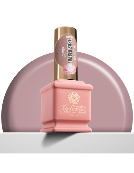 Gelaxyo Rubber Base NUDE 06 - Hema Free 15ml
