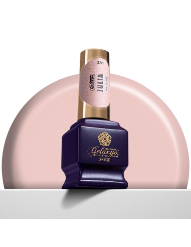 Oja Semipermanenta Gel Polish Roz Gelaxyo Julia 381 - 7 ml