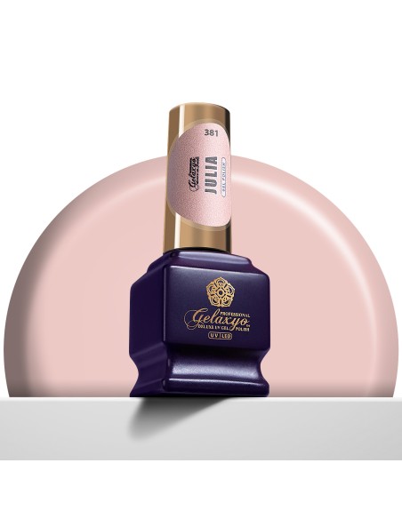 Oja Semipermanenta Gel Polish Roz Gelaxyo Julia 381 - 7 ml