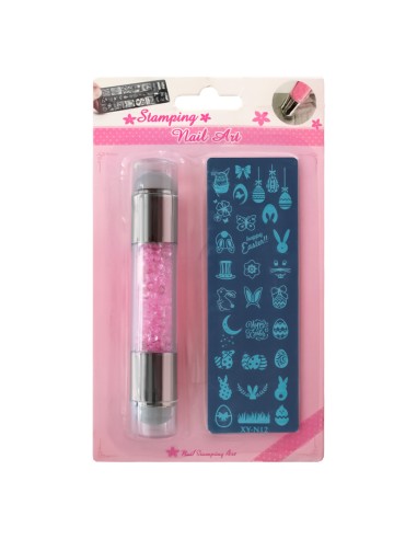 SET ŞTAMPILĂ DUBLĂ SILICON CU CRISTALE ȘI...