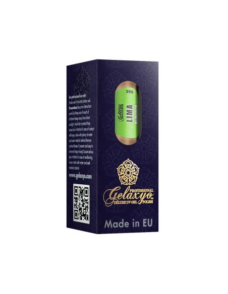 Oja Semipermanenta Gel Polish Verde Gelaxyo Lima 396 - 7 ml
