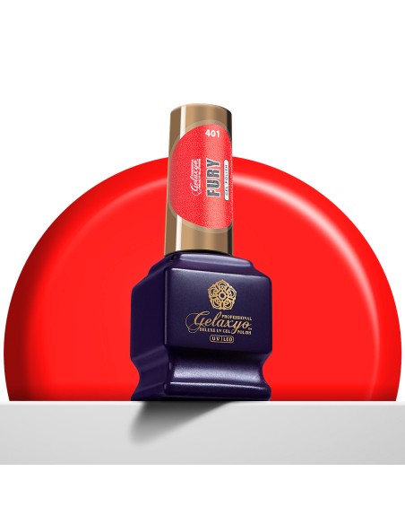 Oja Semipermanenta Gel Polish Rosie Gelaxyo Fury 401 - 7 ml