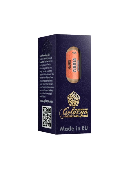 Oja Semipermanenta Gel Polish Portocalie Gelaxyo Zinnia 404 - 7 ml
