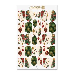 Nail Wraps Gelaxyo - W42 - Christmas Heirloom