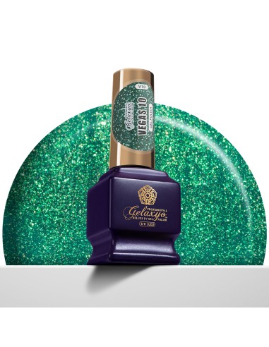 Oja Semipermanenta Gel Polish Verde Gelaxyo Vegas 10 - 7 ml