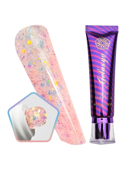 GELAXYO XOXO ANNELISA - POLYACRYL GLITTER PEACH 30ml