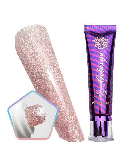 GELAXYO  XOXO ANNELISA - POLYACRYL GLITTER PINK 30ml