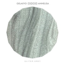 GELAXYO XOXO ANNELISA - POLYACRYL GLITTER GREY 30ml 2