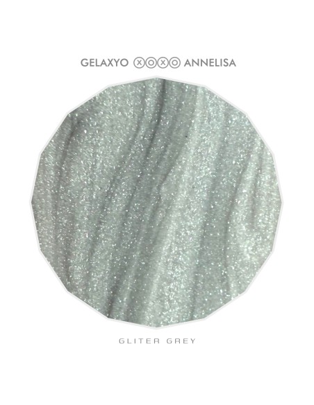 GELAXYO XOXO ANNELISA - POLYACRYL GLITTER GREY 30ml