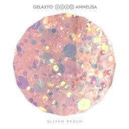 GELAXYO XOXO ANNELISA - POLYACRYL GLITTER PEACH 30ml 2