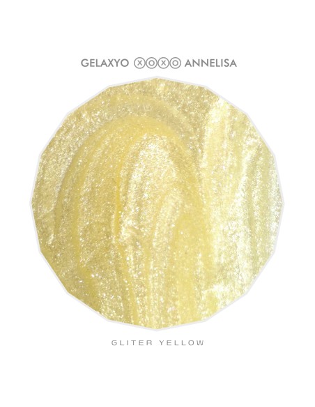 GELAXYO XOXO ANNELISA - POLYACRYL GLITTER YELLOW 30ml