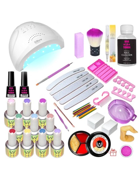 KIT UNGHII VIVA LA TIENDA 28 + CADOU